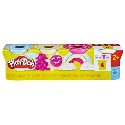 Play-Doh Confetti Lera 4-pack - Play-Doh -  Leksaksaffären