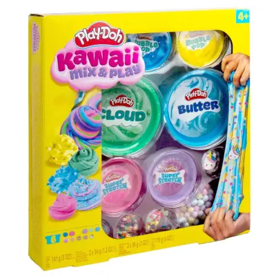 Play-Doh Kawaii Mix&Play 6-pack - Play-Doh -  Leksaksaffären