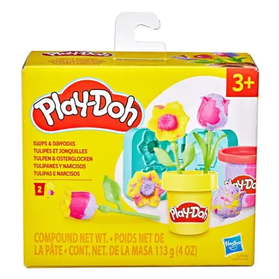 Play-Doh Lil Flower Lekset Tulips&Daffodils - Play-Doh -  Leksaksaffären