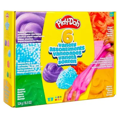 Play-Doh Multi Box Slime 6-pack - Play-Doh -  Leksaksaffären
