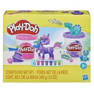 Play-Doh Sparkle Lera 6-pack - Play-Doh -  Leksaksaffären