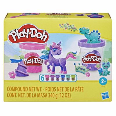Play-Doh Sparkle Lera 6-pack - Play-Doh -  Leksaksaffären