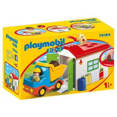 Playmobil 1.2.3 70184 Sortering på återvinningsstationen