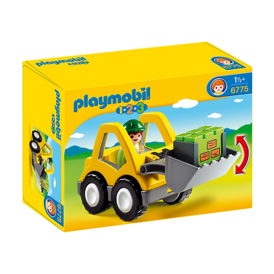 Playmobil, 1.2.3 - Grävmaskin