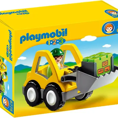 Playmobil 1.2.3 6775, Grävmaskin
