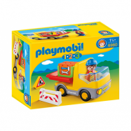 Playmobil, 1.2.3 - Vägarbetare med fordon