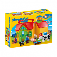 Playmobil, 1.2.3 - Min bondgård som jag kan ta med mig