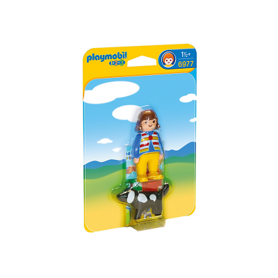 Playmobil 1.2.3 6972, Bonde med ko