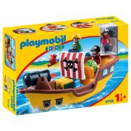 Playmobil, 1.2.3 - Piratskepp