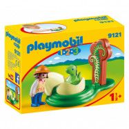 Playmobil 1.2.3 9121, Flicka med dinosaurieägg