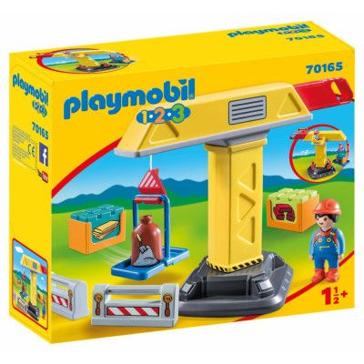 Playmobil 1.2.3 Byggkran 70165