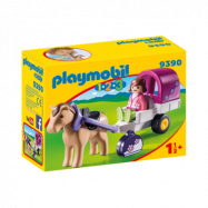 Playmobil, 1.2.3 - Hästvagn