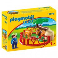 Playmobil, 1.2.3 - Inhägnad med lejon