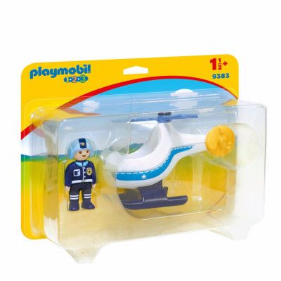 Playmobil 1.2.3 Polishelikopter 9383