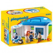 Playmobil, 1.2.3 - Polisstation att ta med
