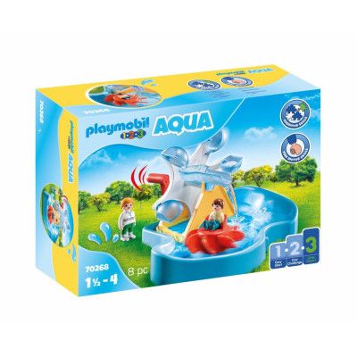 Playmobil® 1.2.3 Vattenhjul med karusell 70268