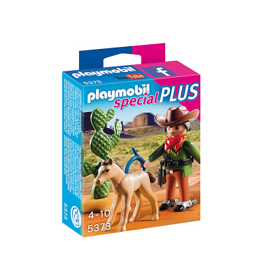 Playmobil, Country - Cowboy med föl