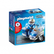 Playmobil, City Action - Poliscykel med LED-ljus