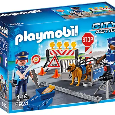 Playmobil City Action 6924, Polisvägspärr