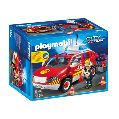 Playmobil, City Action - Brandchefens bil med ljud och ljus