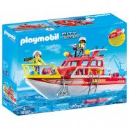 Playmobil City Action - Brandräddningsbåt