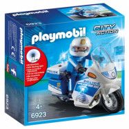 Playmobil City Action Poliscykel med LED-ljus 6923