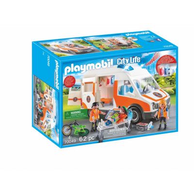 Playmobil City Life Ambulans med blinkande ljus 70049