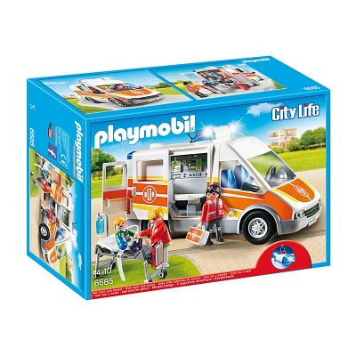 Playmobil, City Life - Ambulans med ljus och ljud