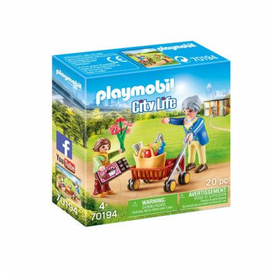 Playmobil City life Mormor med rullator 70194