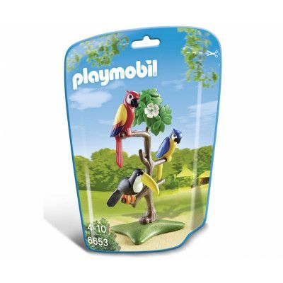 Playmobil, Wild Life - Papegojor och tukan i ett träd