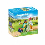 Playmobil City life Patient i rullstol 70193