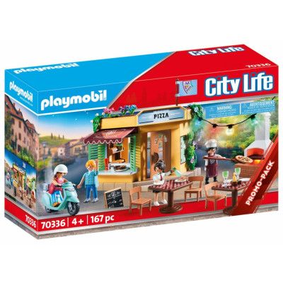 Playmobil City Life Pizzeria med uteservering 70336