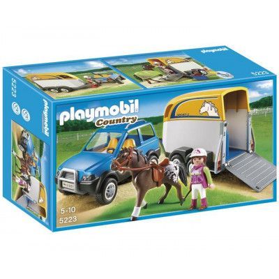 Playmobil Country 5223, Bil med hästsläp