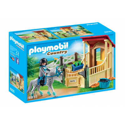 Playmobil, Country - Hästbox med Appaloosa