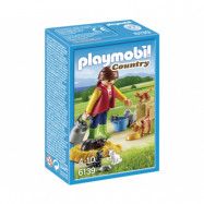 Playmobil, Country - Kvinna med kattfamilj