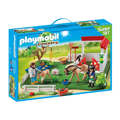Playmobil Country, Paddock med hästtransportvagn, SuperSet