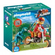 Playmobil Dinos - Motocrosscykel med raptor 9431