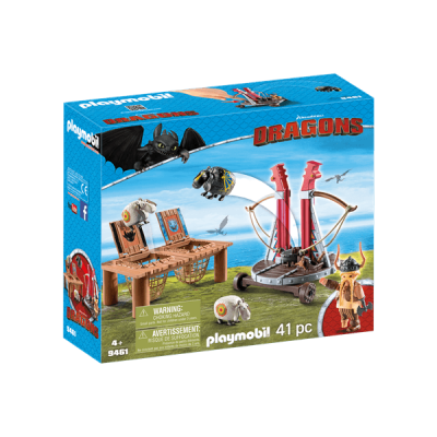 Playmobil, Dragons - Gape Rapkäft med fårsele