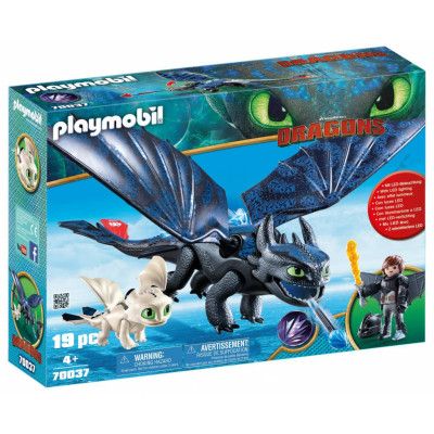Playmobil Dragons Tandlöse och Hicke med drakunge 70037