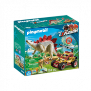 Playmobil, Explorers - Forskarmobil med stegosaurus