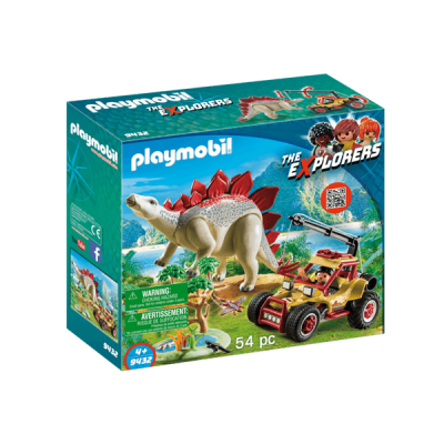 Playmobil, Explorers - Forskarmobil med stegosaurus