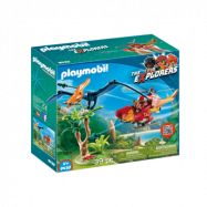 Playmobil, Explorers - Helikopter med pterodaktyl
