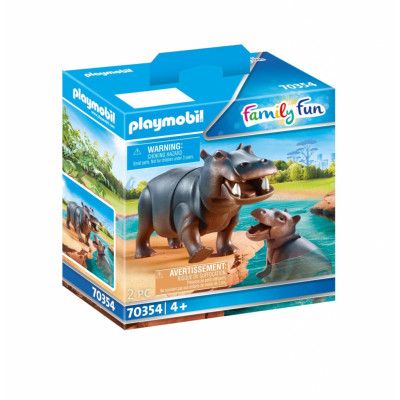 Playmobil Family Fun Flodhäst med unge 70354