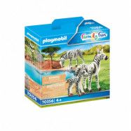 Playmobil Family Fun Två zebror med unge 70356