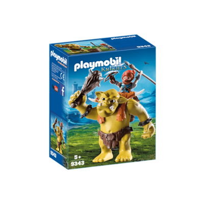 Playmobil, Knights  - Jättetroll med dvärgkämpe på ryggen