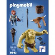 Playmobil Knights - Jättetroll med dvärgkämpe på ryggen 9343
