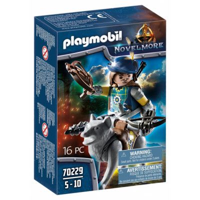 Playmobil Novelmore armborstskytt med varg 70229