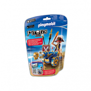 Playmobil, Pirates - Officer med blå kanon