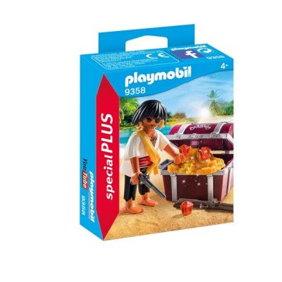 Playmobil, Pirates - Pirat med skattkista