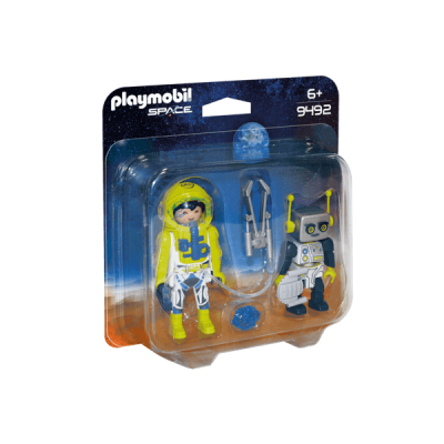 Playmobil, Space - Dubbelpaket med astronaut och robot